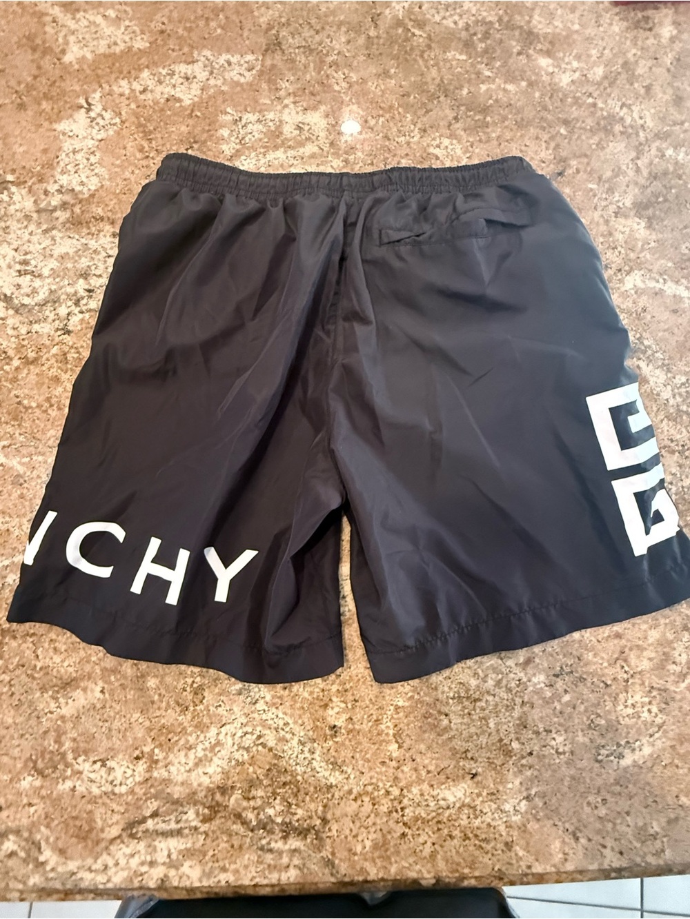 Givenchy Black Logo Swim Shorts Mens Large W dust bag